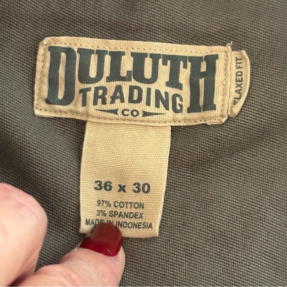 Duluth Flex Firehose Gray Cargo Pants 36x30 - Picture 11 of 15